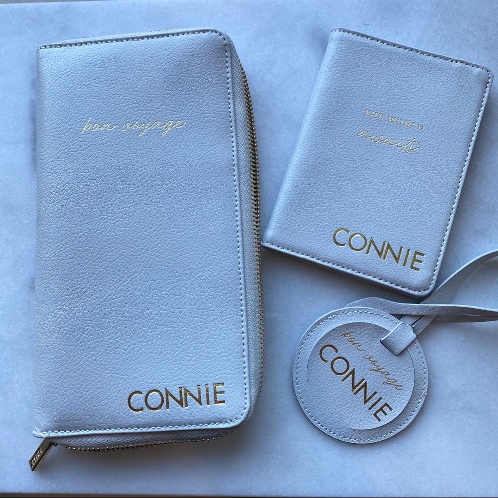 Connie’s Travel Wallet, Passport cover, Bag Tag